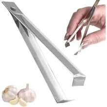 Garlic Peeler Tool , Fishbone Design Quick Peel Skin Remover - Heavy Duty Kitchen Pliers For Garlic/Shallot/Chestnut