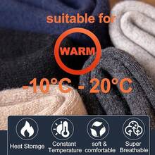 Calcetines Termicos Hombres, 5 Pares Gruesos Calcetines Invierno con Rizo Suave, Transpirables y Antisudor Calcetines Lana para Senderismo Running Esquiar Deportes, Talla 39-45 - 1 - Ver 4