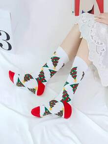 1/3/6 أزواج جوارب فستان ملونة بأنماط، جوارب طاقم عصرية مبتكرة للاستخدام اليومي، هدية عيد الميلاد للجنسين