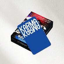 1pc-92 miếng dán sưu tập Album nhóm S-K "Karma" và thẻ ảnh hai mặt (32 miếng dán và 60 thẻ ảnh), thích hợp để trang trí sổ tay hoặc tường ảnh phòng, quà tặng hoàn hảo cho ngày lễ - Nhiều màu - Xem 4