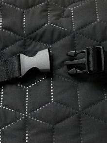 婴儿背带腰凳披肩，婴儿保暖外套，多功能前背式防风斗篷，婴儿车毯子，秋冬 - 藍色 - 查看 9