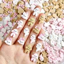 Jewelry Making Charms - Manicure Teddy - View 9
