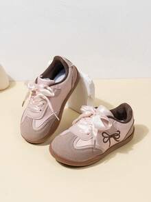 Kids' Casual Shoes, New 2025 Autumn Model, Girls & Boys Sports Shoes, Minimalist Soft Bottom, Super Soft (Kindly Select According To Actual Foot Length) - Pink - View 3