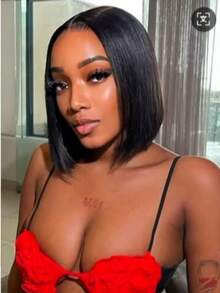 Eulisi Tóc giả ngắn kiểu Bobo 13*4 với phần ren phía trước trong suốt, tóc giả làm từ tóc người Remy Brazil đã được tỉa sẵn, tóc giả không cần keo dán dành cho nữ, tóc giả Bobo thẳng màu đen tự nhiên, tóc giả ngắn kiểu pixie dài 6-14 inch, tóc người tự nhiên. - Natural Black - Xem 23