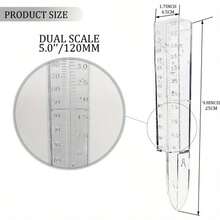 9.81 Inch Frost-Resistant Dual Scale Rain Gauge, 120mm/4.72 Inch Dual Ratio, Suitable For Outdoor Yard Gardening, Weather-Resistant Plastic + Magnified Readings, Garden, Lawn, Farm, Precise Rainfall Measurement Tool