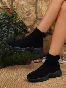 Damskie, czarne, codzienne trampki, amortyzowane buty do biegania z amortyzacją, wygodne buty do tańca, buty do karmienia piersią, buty na platformie, masywne trampki