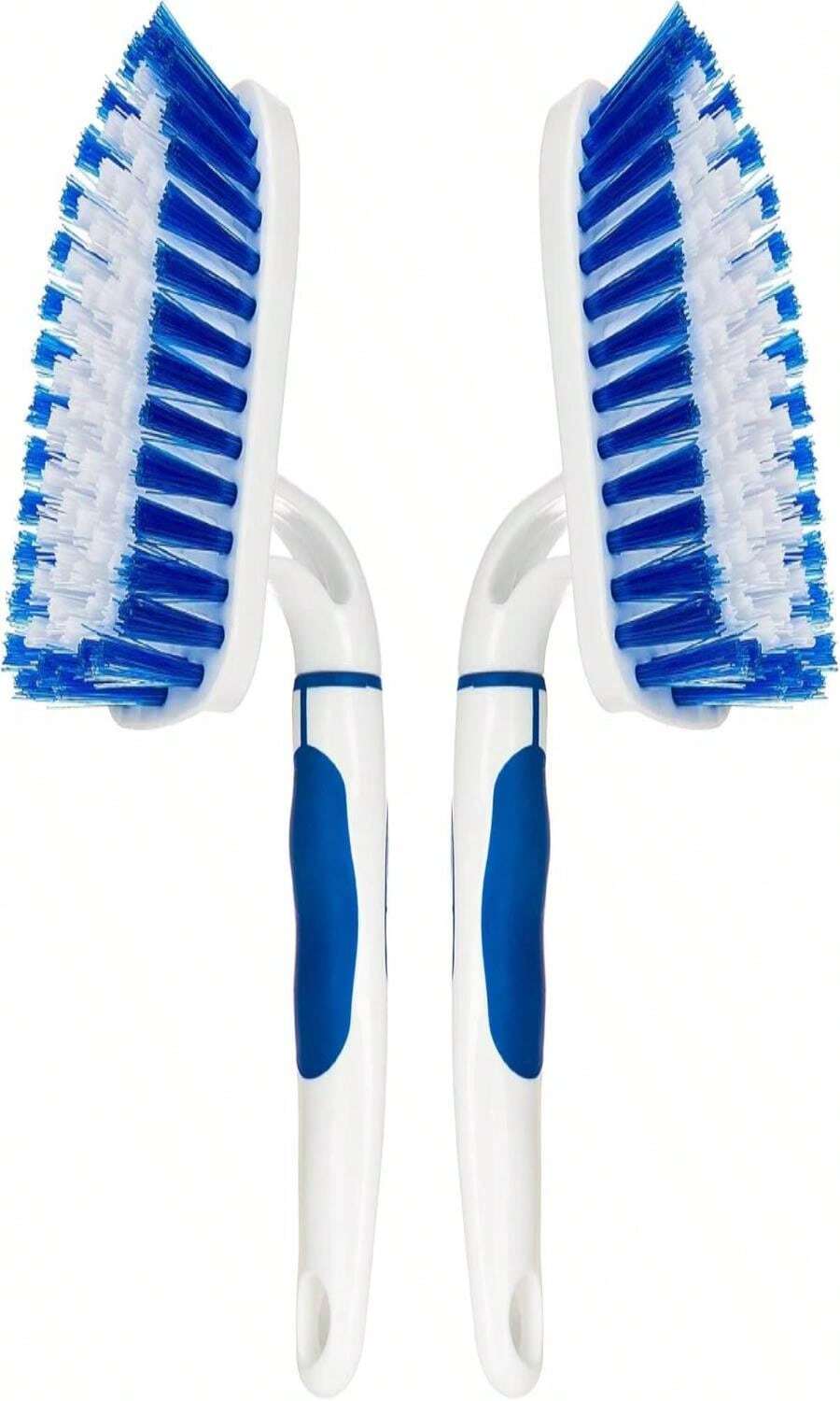 2-Pack Scrub Brush For Cleaning With Long Handle, Medium Firm Brush Bathroom Cleaning Supplies And Bathtub Cleaner And Shower Cleaning, Multi-Scene Use For Kitchen Or Carpet - Màu B - Xem 1