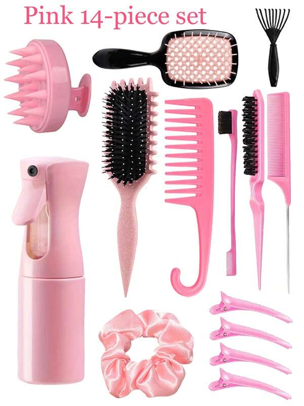 Ensembles de brosses à friser, ensembles d'outils capillaires, peignes de coiffure à domicile, peignes à air, bouteilles de vaporisation, brosses de massage, pinces à cheveux et élastiques, traitements de coiffure droits et bouclés, brosse, brosses à cheveux, brosse de contour, brosse à cheveux, peigne à cheveux, peigner les cheveux, brosse démêlante, brosse boule, mini-set de brosses à cheveux, peigne en bois, brosse à cheveux, brosse à cheveux, mini-brosse à cheveux, brosse démêlante, brosses à cheveux, produits capillaires, outils capillaires, accessoires capillaires, soins capillaires, brosse à cheveux bouclés, équipement de coiffure, articles de voyage, coiffure, coiffure, brosse à cheveux, brosse de coiffage, brosse de coiffage, brosse à cheveux bouclés, brosse de contour, peigne à cheveux, brosser les cheveux, set de brosses à cheveux, peigner les cheveux, peigne pour boucles, brosse démêlante, brosse à cheveux pour femmes, cheveux, voyage, produits capillaires, outils capillair