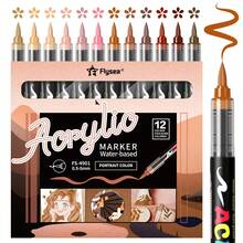 1pc Direct Liquid Soft Tip Acrylic Marker Pen 240 Color Set, Non-Transparent Watercolor Brush Pens For Art Students, DIY Crafts, Calligraphy, Scrapbooking, Handwriting, Card Making, Black Card Paper, Stone Painting, Christmas Decoration, Wood, Plastic, Canvas, Suitable For Students And Office Workers