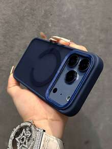 VOUVI 钻石镜片磨砂防震外壳适用于 17 16 15 14 13 12 11 Pro Max手机壳适用于17 Air 16 15 14 Plus手机配件高级男女手机壳 - 深藍色 - 查看 32