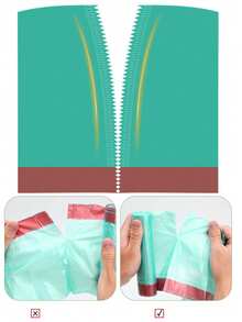 45pcs Trash Bags Drawstring Garbage Bags-Coocn Thicker Heavy Bathroom Trash Can Liners For Bedroom Home Kitchen ,15pcs/Roll