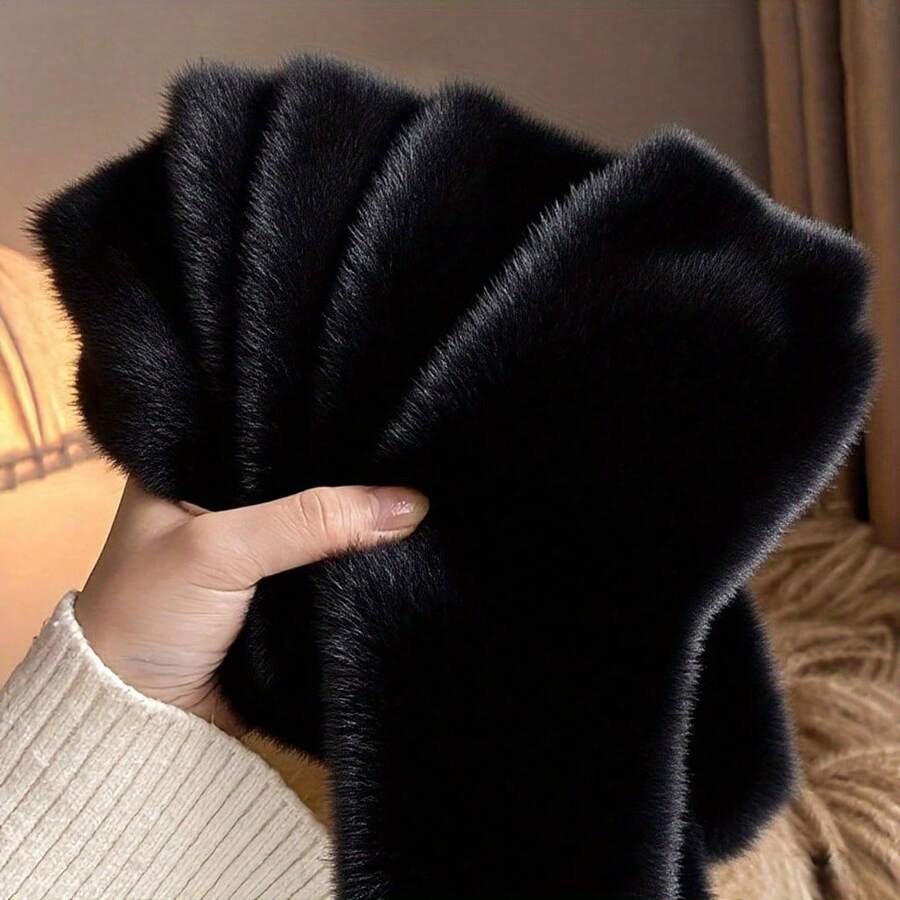 10 pares / 5 pares de calcetines súper suaves y mullidos para damas - Cómodos hasta el tobillo, de unicolor, cálidos y cómodos