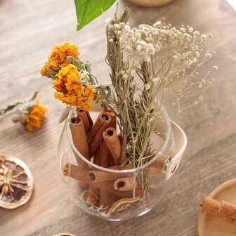 1 Pack Of 5/10/15/20pcs Artificial Dried Plants, Cinnamon Sticks, Suitable For DIY Handmade Candles, Soaps, Fragrance Sachets, Home Decor, Suitable For All Holidays And Events, Living Room, Bedroom, Office, Cafe Decoration