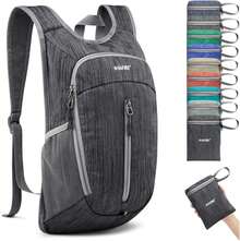 - Mochila de senderismo de 10 litros, mochila ligera y plegable - Azul Oscuro - Ver 12
