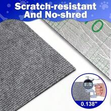 23.6x15.8 Cat Wall Scratcher Mat With Nano TapeAnti Cats Scratch Furniture Couch Carpet Corner Protector For Indoor Trimmable Cat Scratching Pad Board Sofa Replacement - 23.6吋x15.8吋+淺灰色 - 查看 3