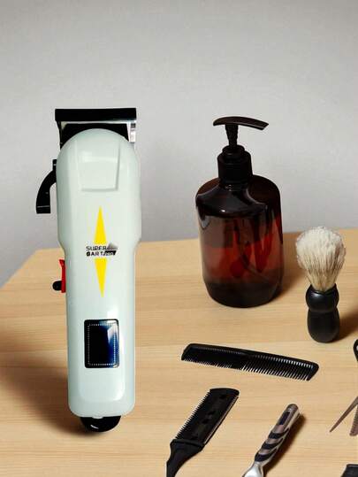 SD-809ACortapelos Eléctrico para Hombres con Pantalla LED, Cortadora de Cabello Recargable, Afeitadora eléctrica y recortadora Oil-head, Regalo Ideal