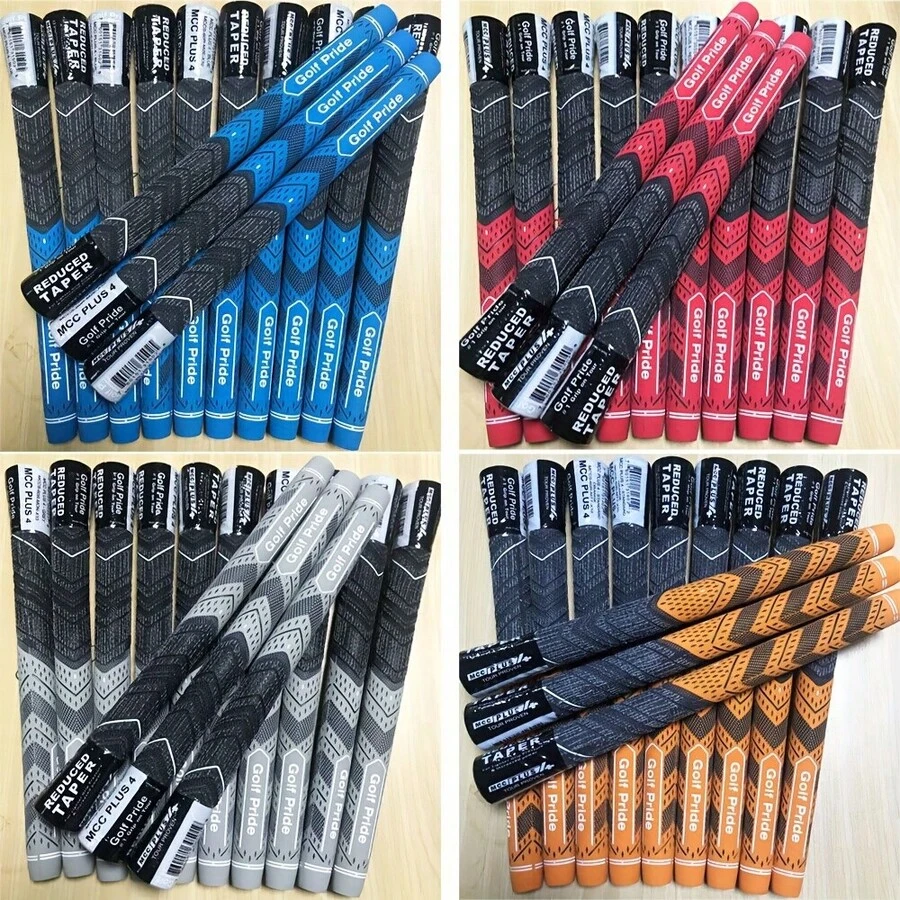 13pcs MCC Golf Grips, Golf Accessories Standard Midsize Size Grey Blue Red 60R Grip Pride