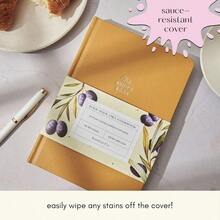 Recipe Notebook Keepsake Gift. Hardcover Blank Recipe Book To Write In Your Own Recipes With Journaling Prompts About The Chef. 100 Recipes Mustard Yellow - MustardYellow - View 2
