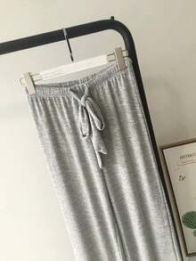 Conjunto de moda para mujer: sudadera de manga larga para mujer + pantalones anchos para mujer, conjunto de 2 piezas para mujer, conjunto mujer, shorts mujer, conjuntos elegantes para dama, conjuntos casuales para mujer, conjunto deportivo dama. - Gris Claro - Ver 8