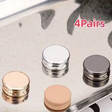 1Pair/2/4Pairs Flat Colorful Magnetic Clasp Veil Scarf Clip, Shawl Brooch Windbreaker Shawl Multi-Functional Anti-Slip Magnetic Clasp