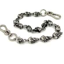 Fashion New Unisex Denim Waist Chain, Skull Head Pant Chain, Streetwear