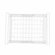 SENDERPICK Freezer Basket Expandable Wire Freezer Basket 2PCS Freezer Organiser - White - View 8