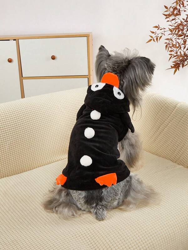1pc Penguin Costume Hoodie Sweatshirt For Dogs And Cats, Suitable For Halloween Cosplay Halloween Halloween Costumes