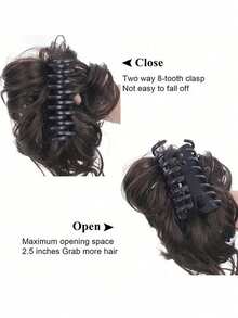 Elegant Curly Bun,Synthetic Curly Donut Hair Extension For Women, Fashion Heightening Puff Hair Pad, Extended Bun, Slouchy Style Clip Style Flower Bud Ball Head, Naturally Fluffy Hair Bag For Women With Long Beard, Wig Set, Ponytail Wig Ring Hair Clip - Easy To Clip Into Bun, Instantly Fuller Look ,Hair Styling Kit ,Hair Tool Kit ,Hair Styling Tools