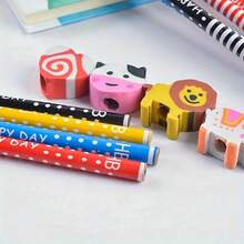 20 Wooden Pencils With Eraser Graphite Pencil With Eraser Graphite Wooden Pencil Hardness HB Pencil Party Gift Birthday Christmas, School Supplies Stationary Teacher Gift(Color Random)