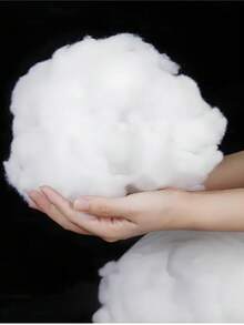 1pack Polyester Fiber Filler, Polyester Fiber Fill, Polyester Fiber Filling Stuffing Material, For Pillows, Cushion, And Stuffed Animal, Stuffed Dolls, High Resilience Fill Fiber For Stuffed DIY Craft