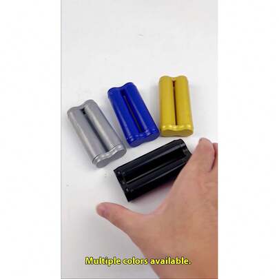 Adult Handheld Stress Relief Toy | Helps Relieve Stress, Anxiety And Tension | Promotes Focus And Clarity | Compact Portable Design (Aluminum, Black |