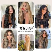 Estensioni per capelli umani - Light Brown - Visualizzare 6