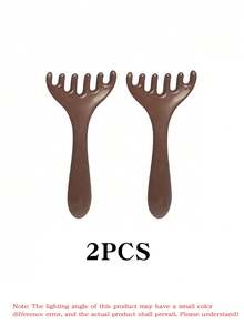 2PCS-Six Claw Comb, Deer Horn Comb, Massage Comb, Scalp Massage, Neck Plastic Meridian Dredging, Head Massage, Scraping Device, Easy To Curl Hair, Not Easy To Damage Hair Follicles, Hair Quality Multi-Color Smooth Hair Handle Comb, Head Massage Comb, Material PP Solid Color Jelly Color Air Comb, Can Be Given As A Gift During Festivals, Back To School, Travel Holiday Essentials, Hairstyle, Hairdressing, Hair Brush, Brush Hair Brush Set, Comb Hair, Comb For Curls, Detangling Brush, Hair Brush For Women, Barber Accessories, Barbershop, Hairdressing Equipment