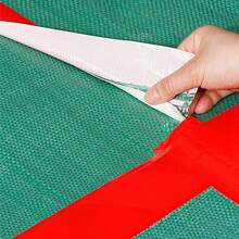 1 Rolo de Fita Adesiva Reforçada de Alta Resistência, Adequada para Lona, Carpete, Decoração de Casamento, Resistente a Rasgos, Impermeável, Resistente ao Desgaste, Anti-Envelhecimento, Anti-Corrosão, 100cm de Comprimento x 5cm de Largura, Comumente Usada para Vedação de Caixas, Colagem de Costuras de Carpete, Amarração de Cargas Pesadas, Embalagem Impermeável e Muito Mais - Vermelho - Visão 8