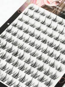 1 Stück Falsche Wimpern Trilogie Kleine Teufel Falsche Wimpern Einzelbüschel Natürliche Weizenähren Transplantation Wimpern