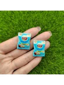 10pcs20pcs Resin Miniature Snack Bags, Accessories For Blyth Ob11 Dolls (Note: Product Is Plastic, Not Magnet!) Random Style 10pcs - Multicolor - View 7