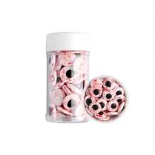 Stropi de Halloween, stropi cu tematică de monștri pentru decorarea torturilor, amestec de stropi de zahăr cu confetti comestibile cu ochi de bomboane, bomboane de copt în vrac pentru decor de tort, cupcake, biscuiți, decorațiuni de înghețată, temă înfricoșătoare de Halloween, trucuri sau tratații, consumabile pentru petrecere