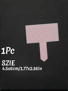 1/2Pcs Custom Pet Tank Name Sign - Personalize With Name & Text, Perfect For Reptiles, Arachnids, Amphibians & Fish, Stylish & Unique, Ideal For Pet Lovers