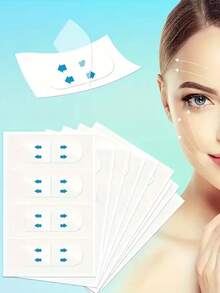 Ultra-Thin Lifting & Firming Face Mask, Invisible Lifting & Firming Face Mask, Instant Lifting & Firming Face Mask - Waterproof Transparent V-Shaped Eye Firming Patch, Suitable For Eye Area, Double Chin And Neck, Waterproof Transparent Shaping Patch, Facial Lifting & Firming Beauty Tool - Multicolor - View 3