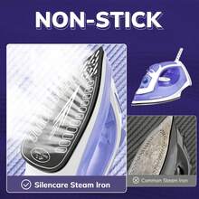 2000W High Power Steam Iron, Non-Stick Soleplate, High Pressure Strong Steam, Anti-Clogging Anti-Scaling, Handheld Household Multi-Function Spray, Adjustable Thermostat, Low-Temp Anti-Leakage