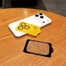 Compatible With Iphone 17 Pro Max Transparent Lens Film, Integrated 16 Pro Phone Screen Protector, 15 PM High-Definition Anti-Explosion Anti-Scratch 14 Full Coverage Phone Lens Protective Case, 13 Tempered Glass - Clear - View 6