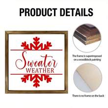 1pc Classic Wooden Bell Wall Decoration Sign - Multi-Functional Rustic Wooden Plaque, Suitable For Living Room, Kitchen, Office - Christmas-Themed Writing Of Ho Ho Ho, Christmas Letters On A Bow, Welcome Board For Christmas, Wooden Framed Sign For Winter, Vintage Christmas Sign, Bathroom Sign For Winter, Iced Coffee Christmas Sign, Christmas Frame, Mini Christmas Sign, Coffee Sign. - Wood Panel Painting - View 7