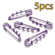 5/10/20/30/50/60/80/100枚 60毫米 多色安全别针胸针 - DIY珠宝制作空白底座和配件，胸针别针，DIY用品