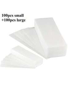 100片/50片装白色无纺布脱毛纸，一次性快速脱毛蜡纸，护肤快速撕除脱毛蜡贴