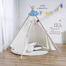 1PC White Tent Portable Tent Indoor Tipi Teepee Outdoor Camping Tent
