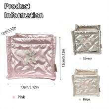 This Adorable Pink 3D Ribbon Or Heart-Shaped Storage Basket Is The Perfect Choice For Christmas And Holiday Decor. It Is Designed To Reduce Desktop Clutter And Is Waterproof, Making It Great For Storing Cosmetics, Organizing Makeup Brushes And Skincare Products, While Also Serving As A Beautiful Desktop Decoration. Additionally, It Can Be Used As A Cosmetic Organizer, Plastic Basket, Toy Basket, Home Decor, And Room Or Bedroom Decor, Making It An Excellent Gift For Friends And Family. - Multicolor - View 11