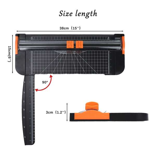 قاطع ورق متعدد الوظائف قطعة واحدة، قاطع ورق صغير، أداة قطع الصور، سكين فني للطلاب، سكين يدوي صغير