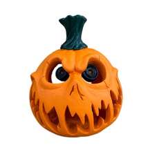 Halloween Jack O Lantern Artificial Pumpkin Light LED Pumpkin Lantern Decorative Halloween Prop For Garden Patio Front Door Decor 8inch - Orange - View 1