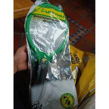 Raqueta Eléctrica Recargable Mata Moscas Y Mosquito Resistencia De Aluminio Cuerpo Plástico Abs Led Indicador De Resistencia En Funcionamiento Led Indicador De Carga Clavija Retráctil - Rojo - Ver 9