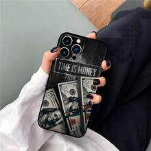 Money Banknotes Fun Design Phone Case For Iphone 11/12/13/14/15/16 Pro Max/Plus, Protective Cover - màu đen - Xem 5